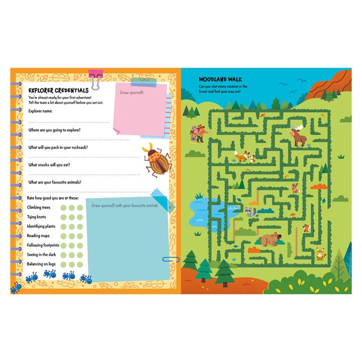 Animal Antics Activity & Sticker Book - Mabel & Fox