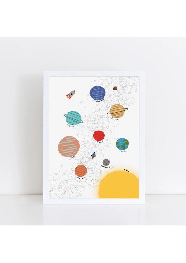 The Little Jones - Planets Print