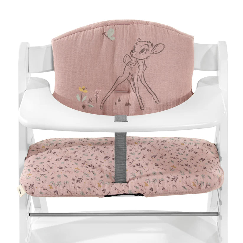 Hauck - Alpha Highchair Pad Select - Disney Bambi Rose - Mabel & Fox
