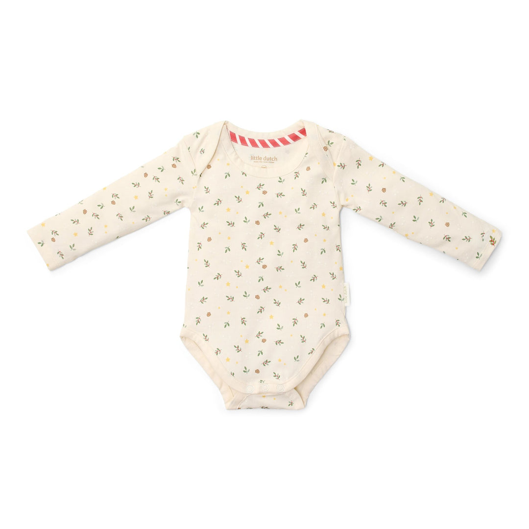 Little Dutch - Long Sleeved Bodysuit (2 Pack) - Little Christmas