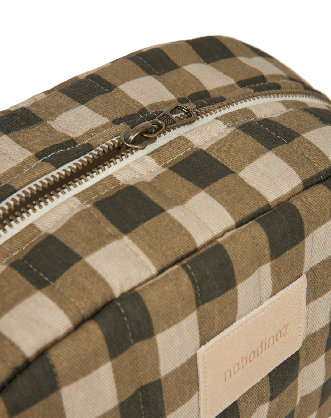 Nobodinoz-Hyde Park Vanity Case - Green Checks