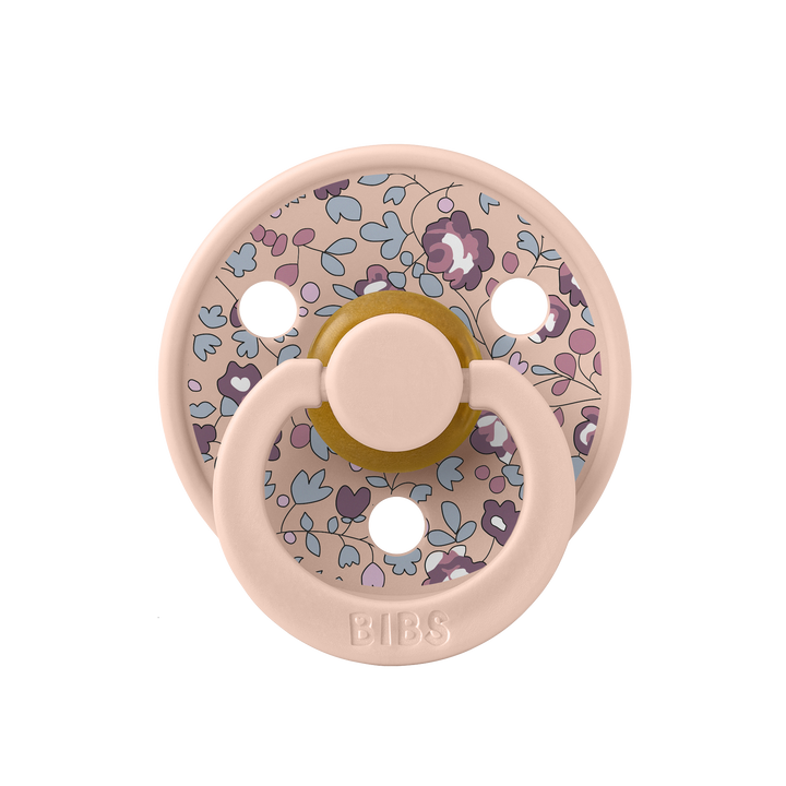 Bibs x Liberty - Colour Pacifier - Round Nipple - Eloise Mauve / Blush