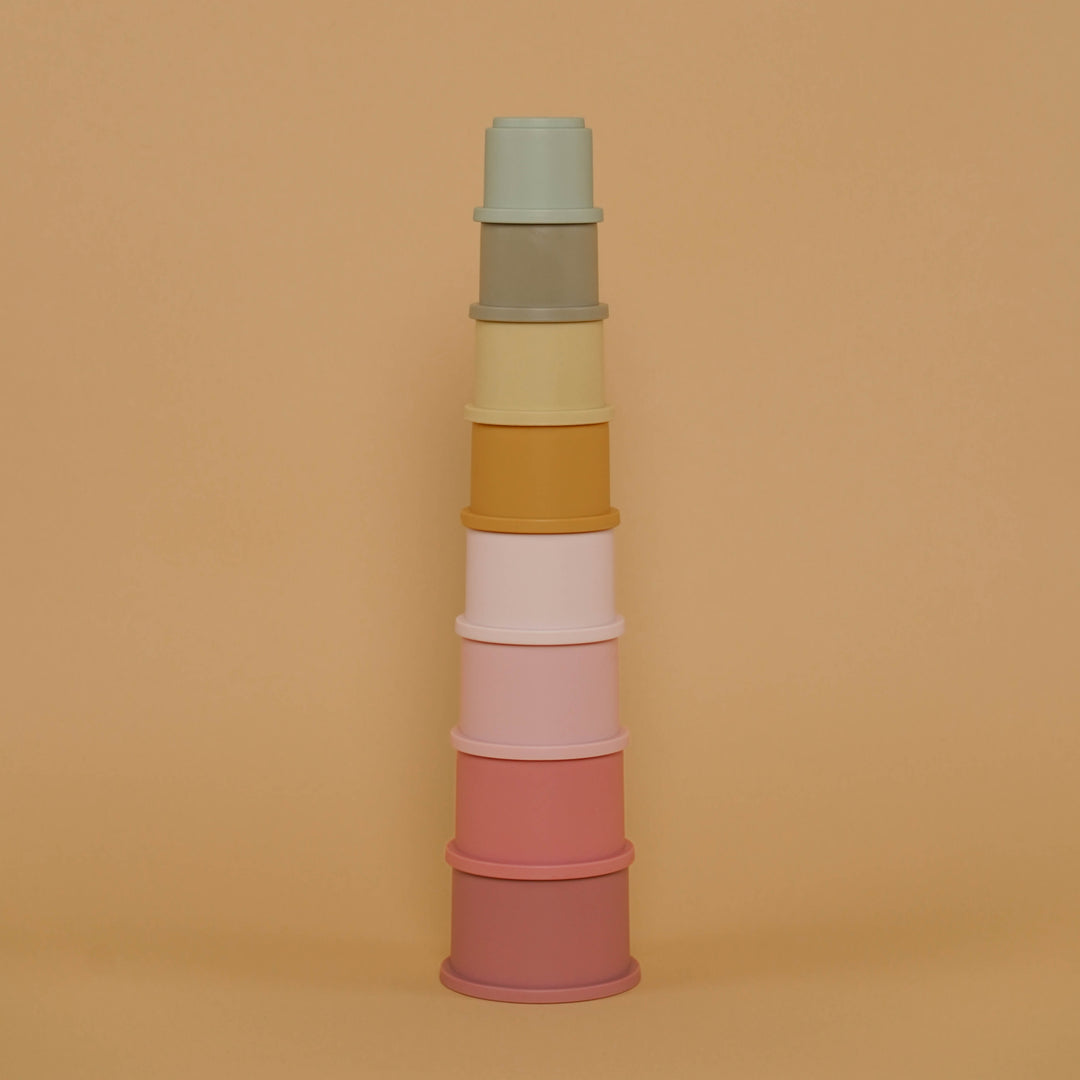 Little Dutch - Stacking Cups - Pink