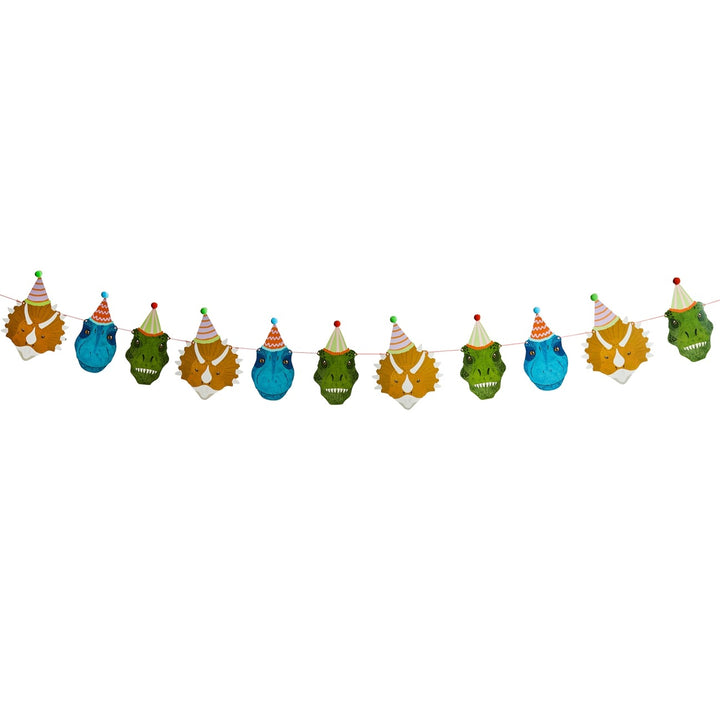 HootyBalloo By Green Club - Dinosaur Garland 4m
