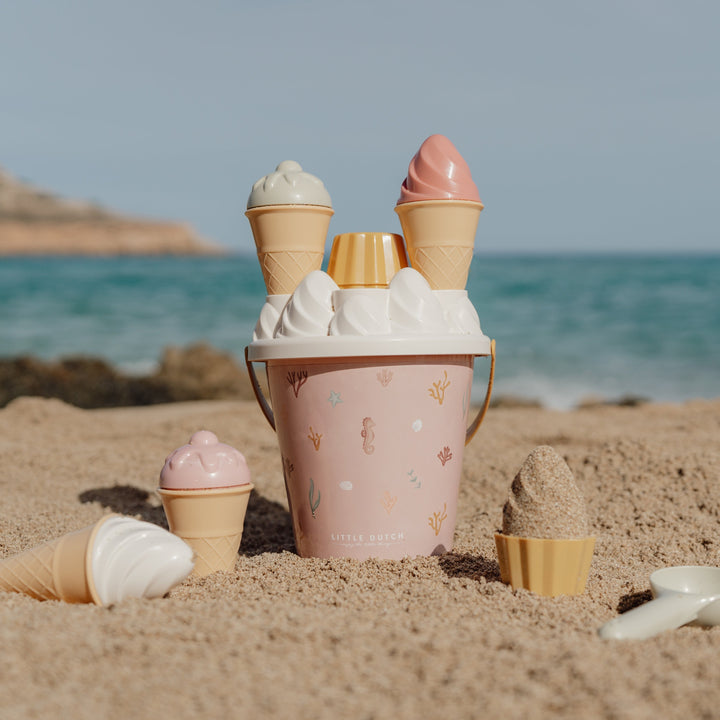 Little Dutch - Ice Cream Bucket Set - Ocean Dreams Pink - Mabel & Fox