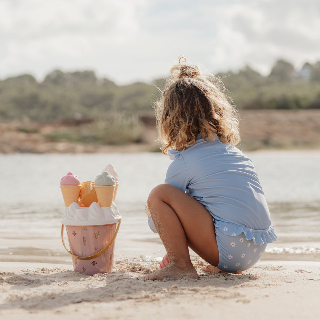 Little Dutch - Ice Cream Bucket Set - Ocean Dreams Pink