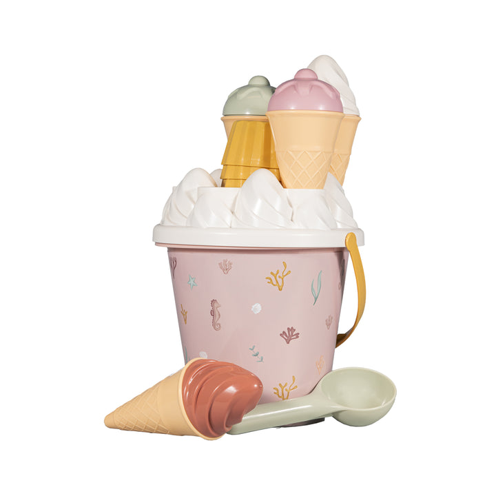 Little Dutch - Ice Cream Bucket Set - Ocean Dreams Pink