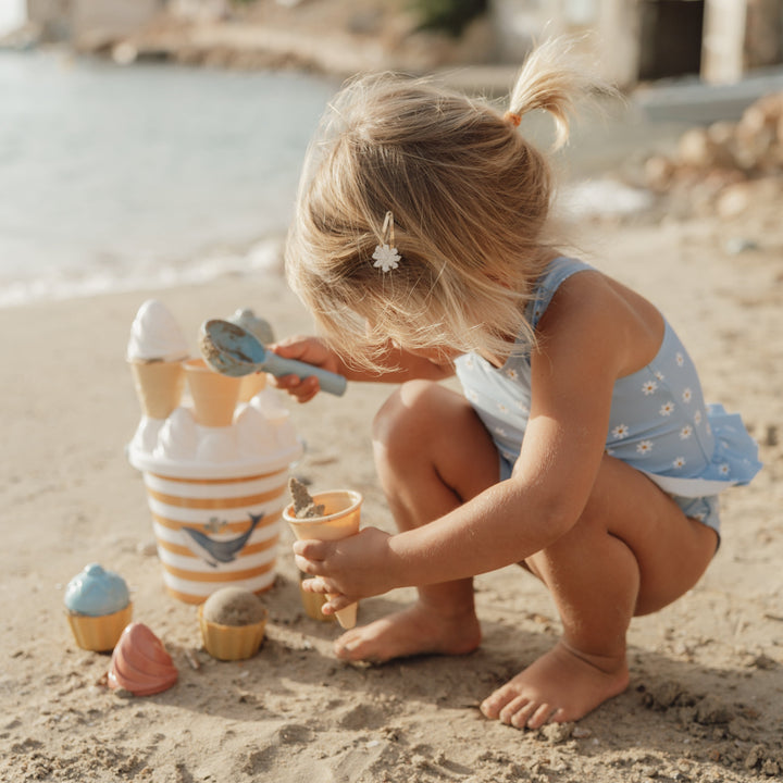 Little Dutch - Ice Cream Bucket Set - Ocean Dreams Blue