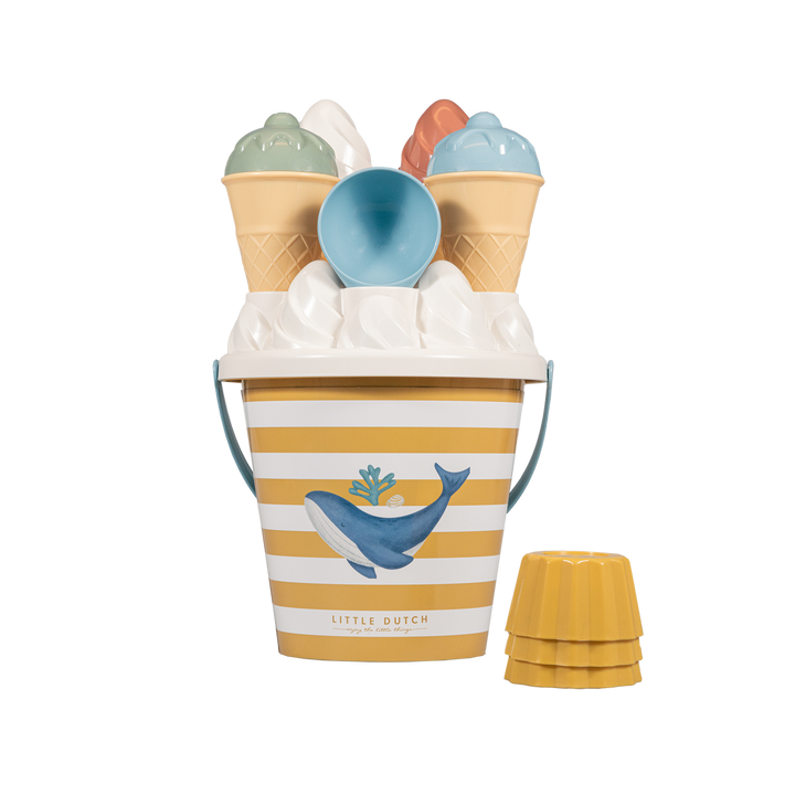 Little Dutch - Ice Cream Bucket Set - Ocean Dreams Blue