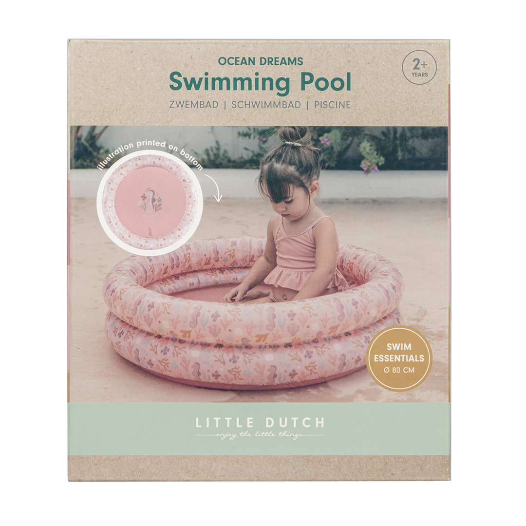 Little Dutch - 80cm Swimming Pool - Ocean Dreams Pink