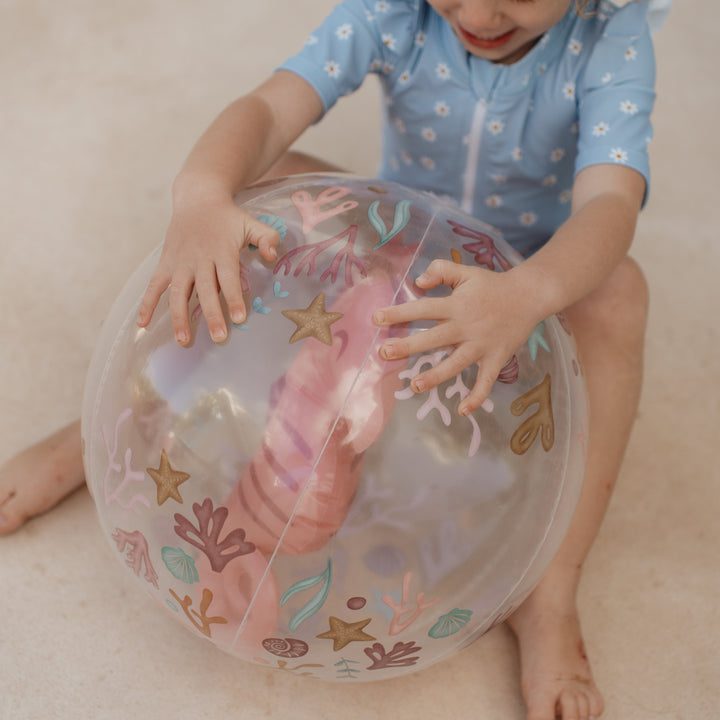 Little Dutch - 3D Beach Ball - Ocean Dreams Pink - Mabel & Fox