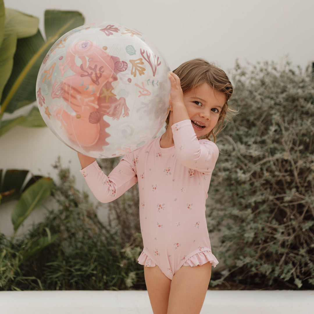 Little Dutch - 3D Beach Ball - Ocean Dreams Pink - Mabel & Fox