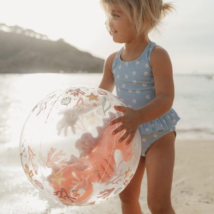 Little Dutch - 3D Beach Ball - Ocean Dreams Pink