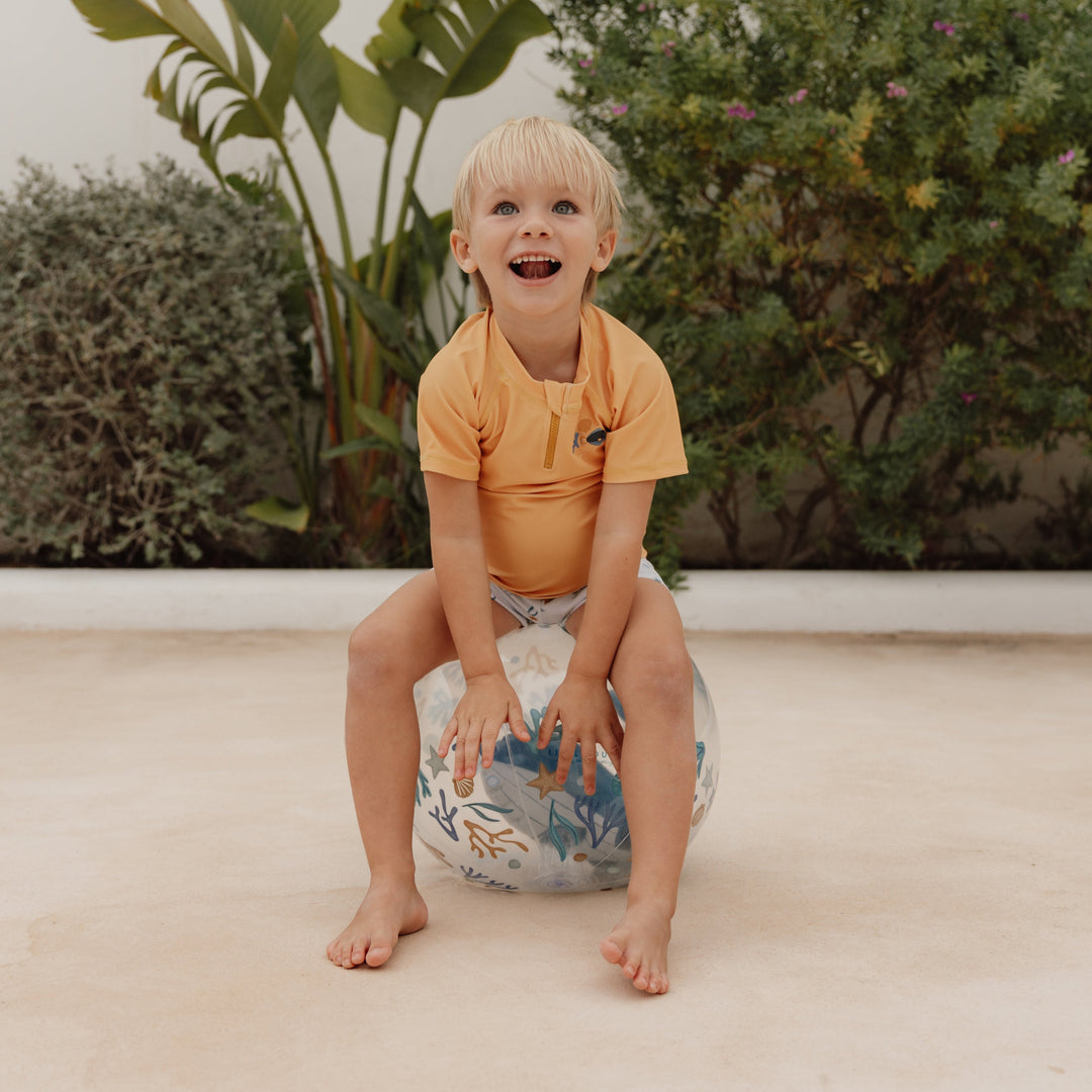 Little Dutch - 3D Beach Ball - Ocean Dreams Blue - Mabel & Fox