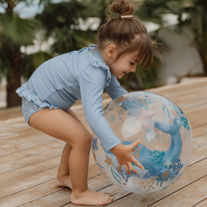 Little Dutch - 3D Beach Ball - Ocean Dreams Blue - Mabel & Fox