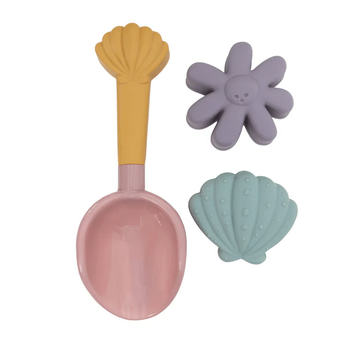 Little Dutch - Sand Shapes Beach Set - Dreamy Mermaid (3 Pack) - Mabel & Fox