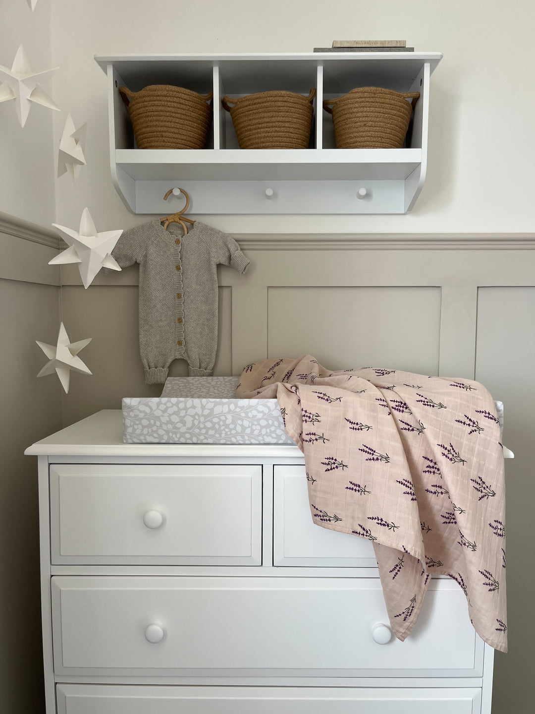 Mabel & Fox - Swaddle Muslin Blanket - Lavender