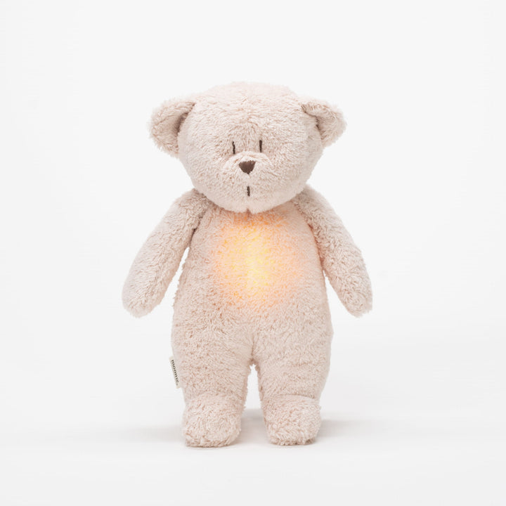 Moonie -The Organic Humming Bear With Lamp-Rose Nature