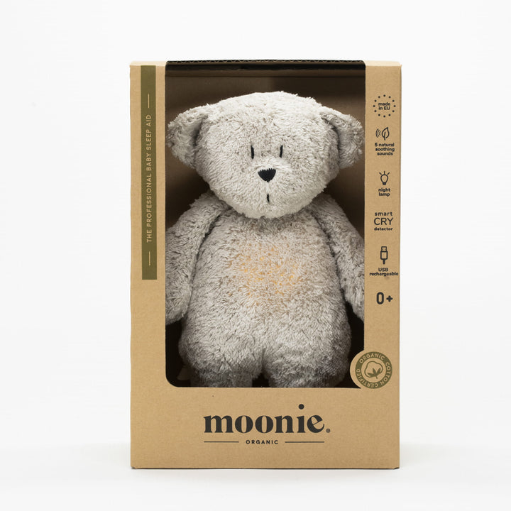 Moonie -The Organic Humming Bear With Lamp-Gray Nature