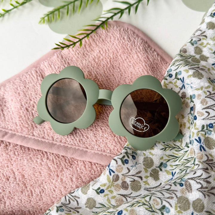 Mabel & Fox - Sunglasses - Flower - Green