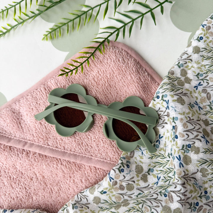 Mabel & Fox - Sunglasses - Flower - Green