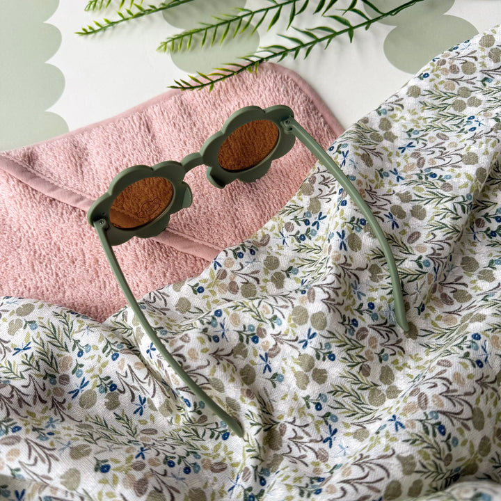 Mabel & Fox - Sunglasses - Flower - Green