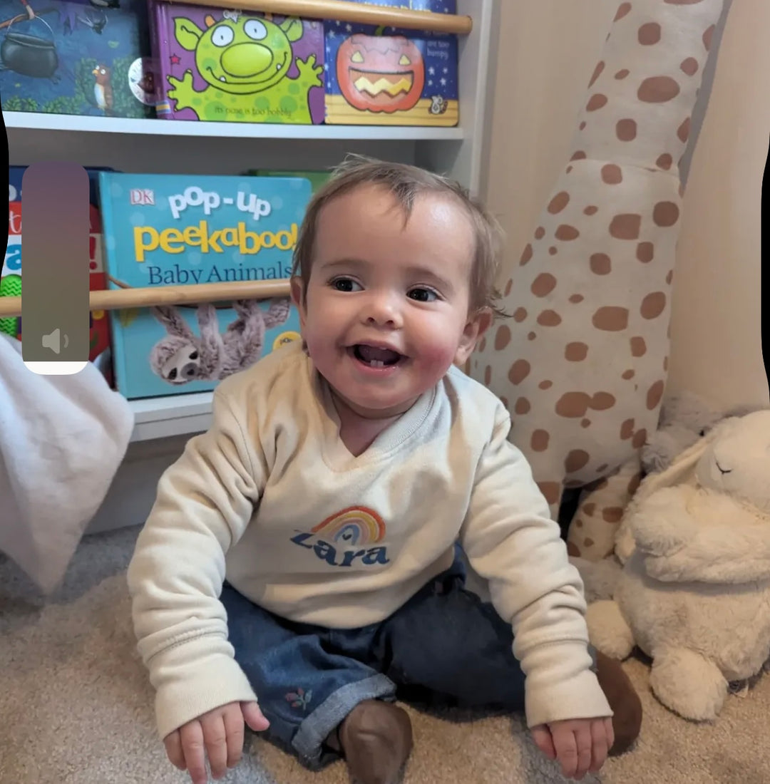 Mabel & Fox - Personalised Jumper - Rainbow