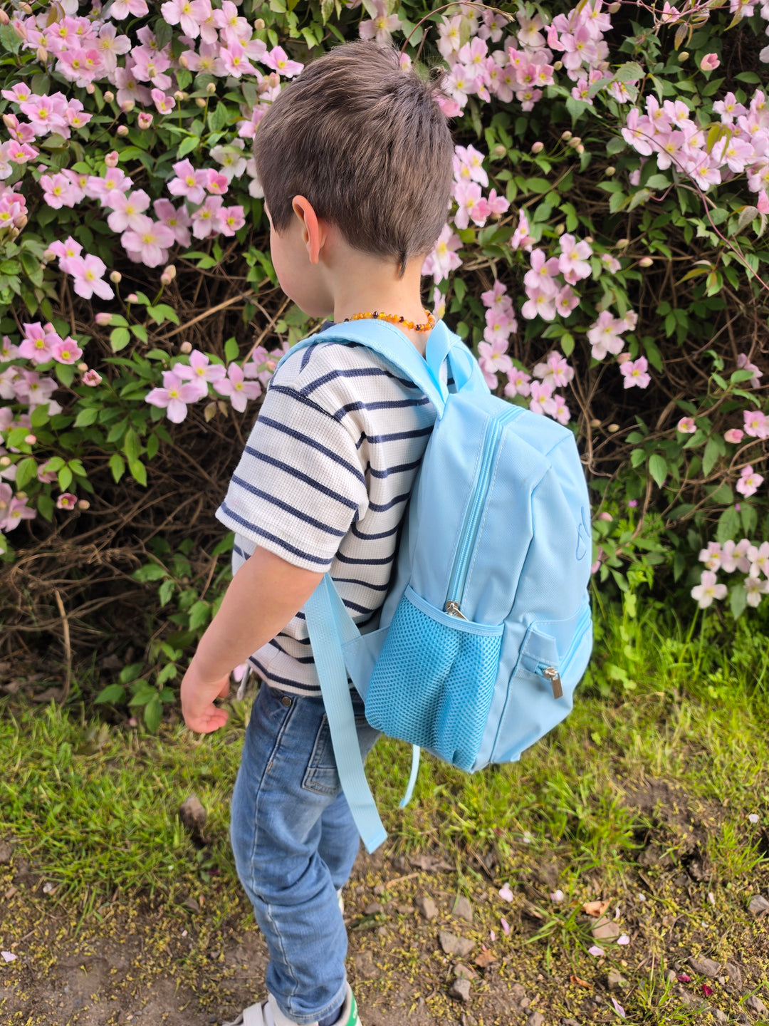 Mabel & Fox - Personalised Kids Mini Backpack - Blue - Mabel & Fox