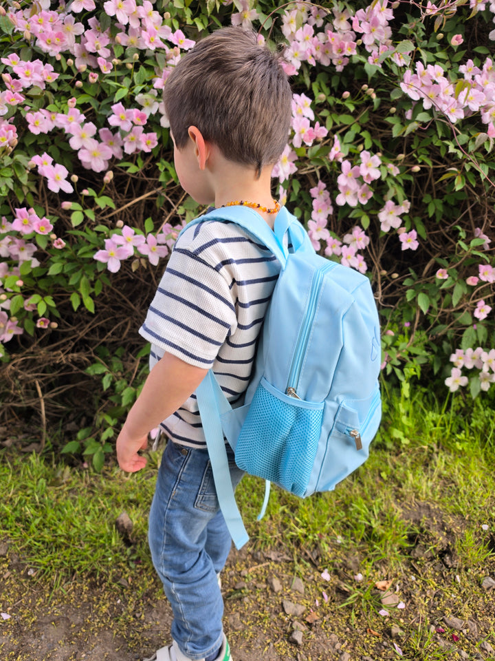 Mabel & Fox - Personalised Kids Mini Backpack - Blue - Mabel & Fox