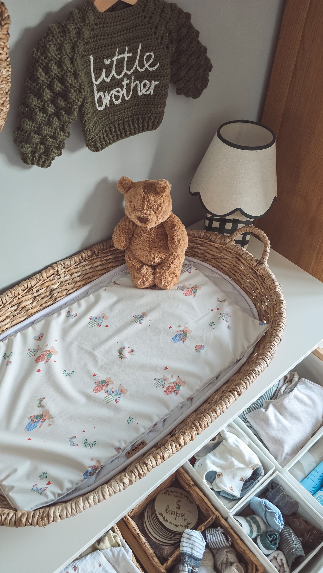 Mabel & Fox - Travel Changing Mat - Butterfly Mice - Mabel & Fox