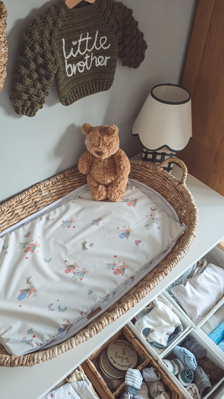 Mabel & Fox - Travel Changing Mat - Butterfly Mice - Mabel & Fox