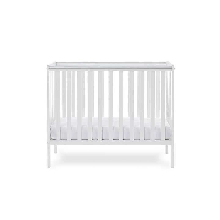 OBaby - Bantam Space Saver Cot & Cot Top Changer - White