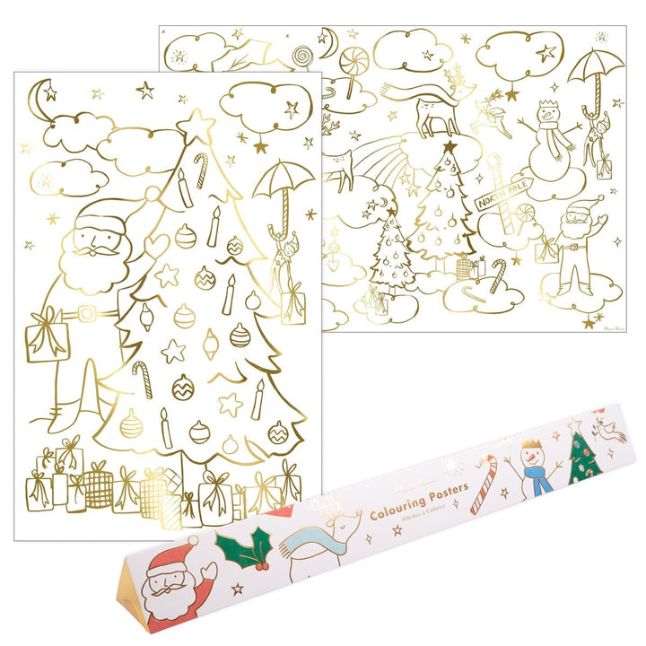 Meri Meri - Christmas Coloring Posters (x 2)
