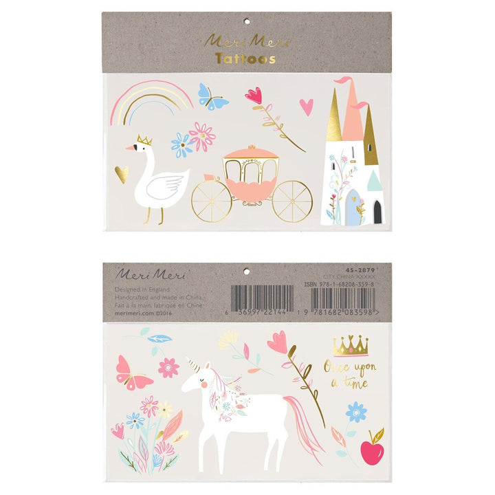 Meri Meri - Princess - Large Temporary Tattoos