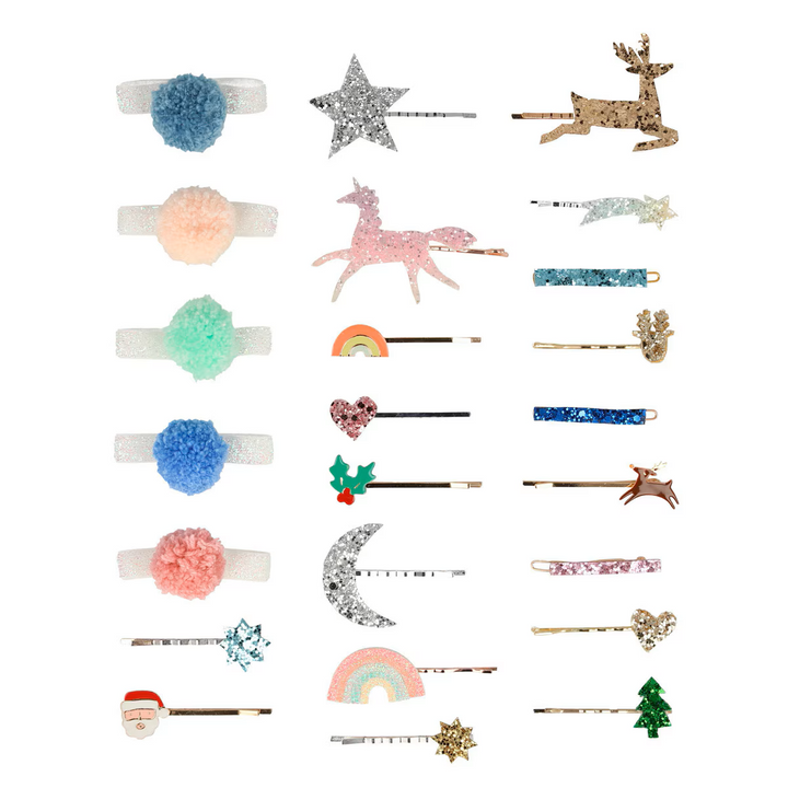 Meri Meri - Hair Accessories Advent Calendar - Mabel & Fox
