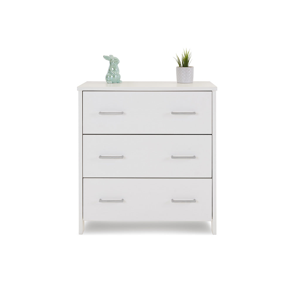 OBaby - Nika 2 Piece Room Set & Underdrawer - White Wash