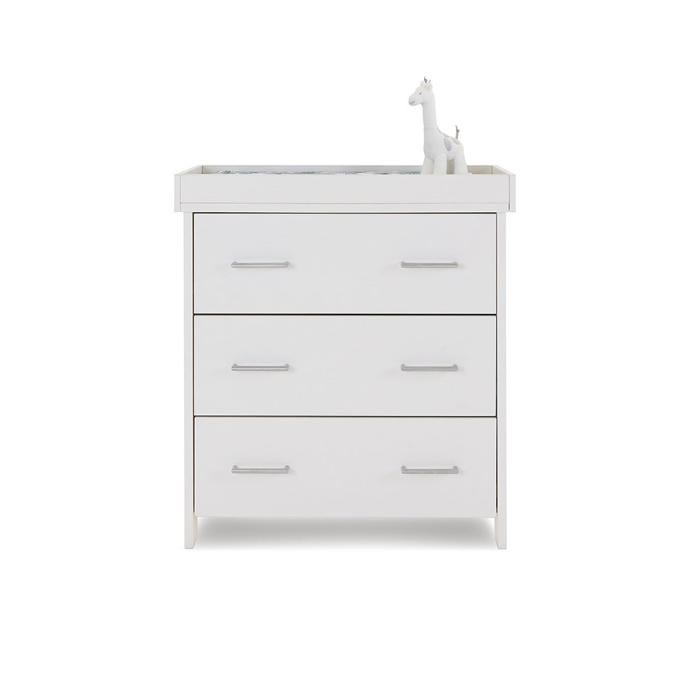 OBaby - Nika 2 Piece Room Set & Underdrawer - White Wash