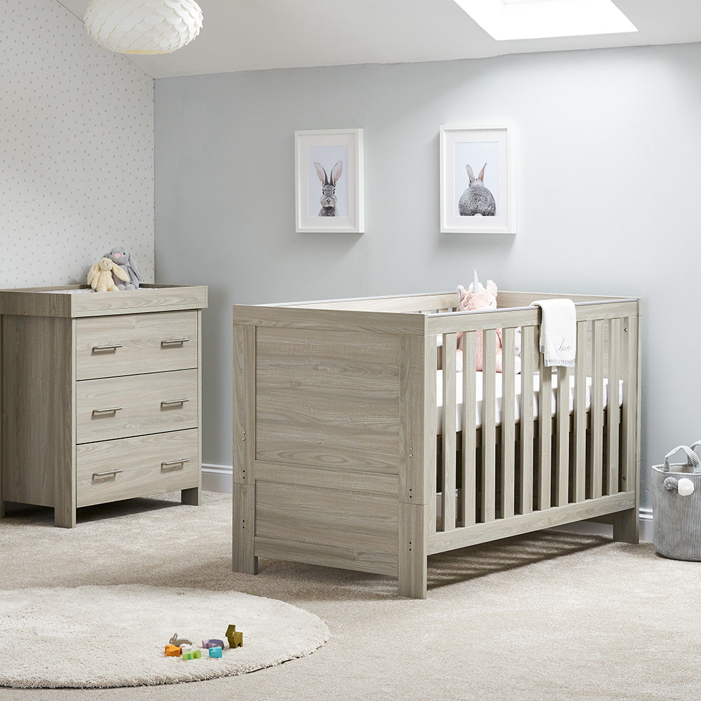 OBaby - Nika 2 Piece Room Set - Grey Wash