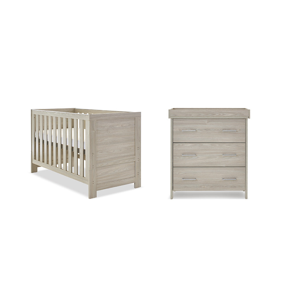 OBaby - Nika 2 Piece Room Set - Grey Wash