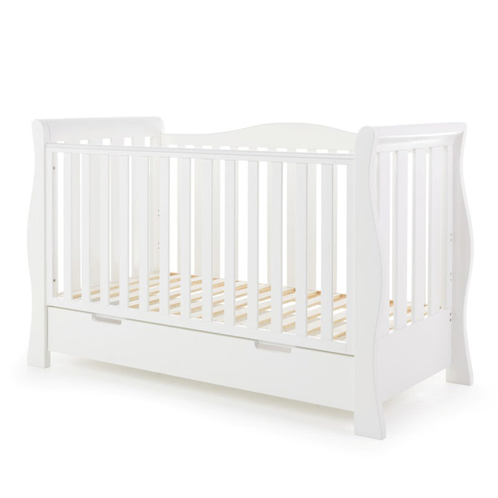 OBaby - Stamford Luxe Cot Bed - White