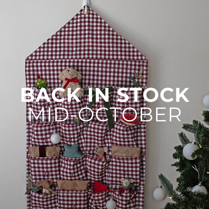 Mabel & Fox - Red Gingham Advent Calendar