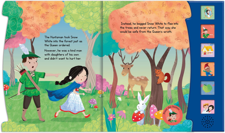 6 Button Sound Book - Snow White and the Seven Dwarfs Fairy Tale