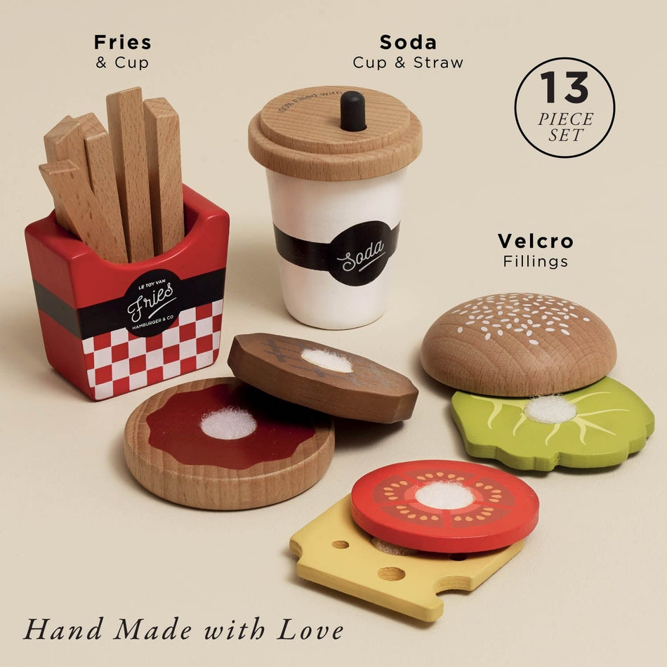 Le Toy Van – Gourmet Hamburger Set