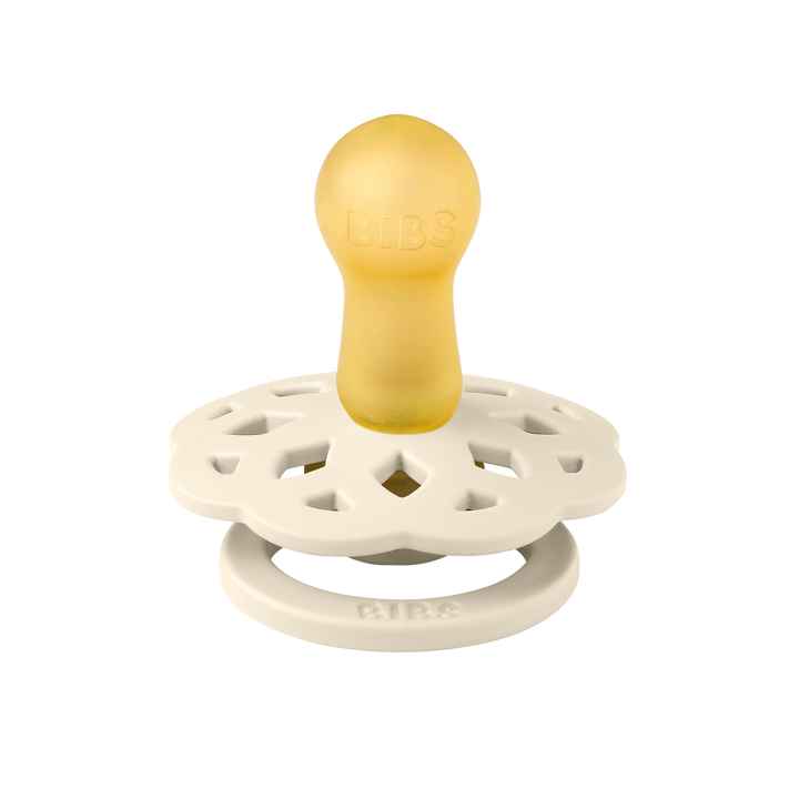 Bibs - Boheme Pacifier - Round Nipple - Ivory / Sage