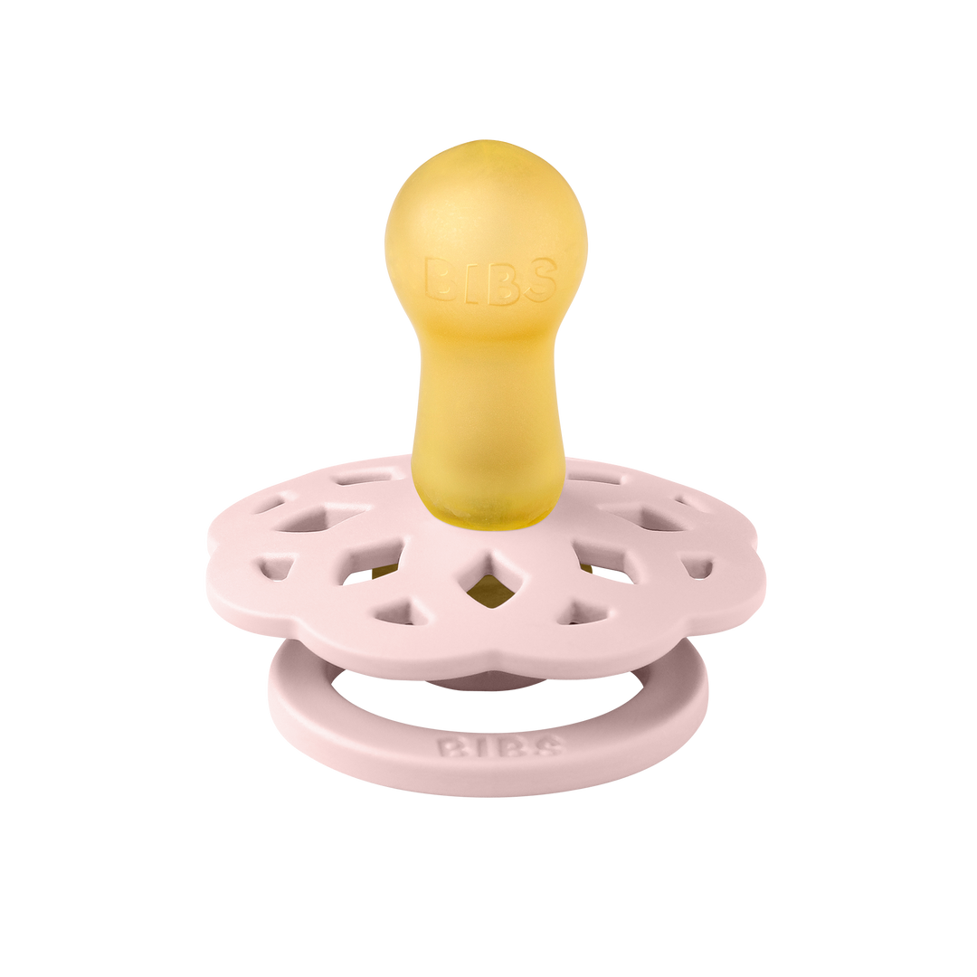 Bibs - Boheme Pacifier - Round Nipple - Ivory / Blossom