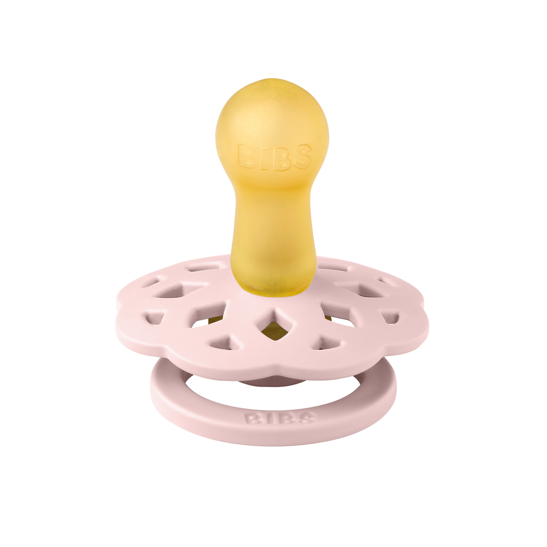 Bibs - Boheme Pacifier - Round Nipple - Blossom / Dusky Lilac - Mabel & Fox