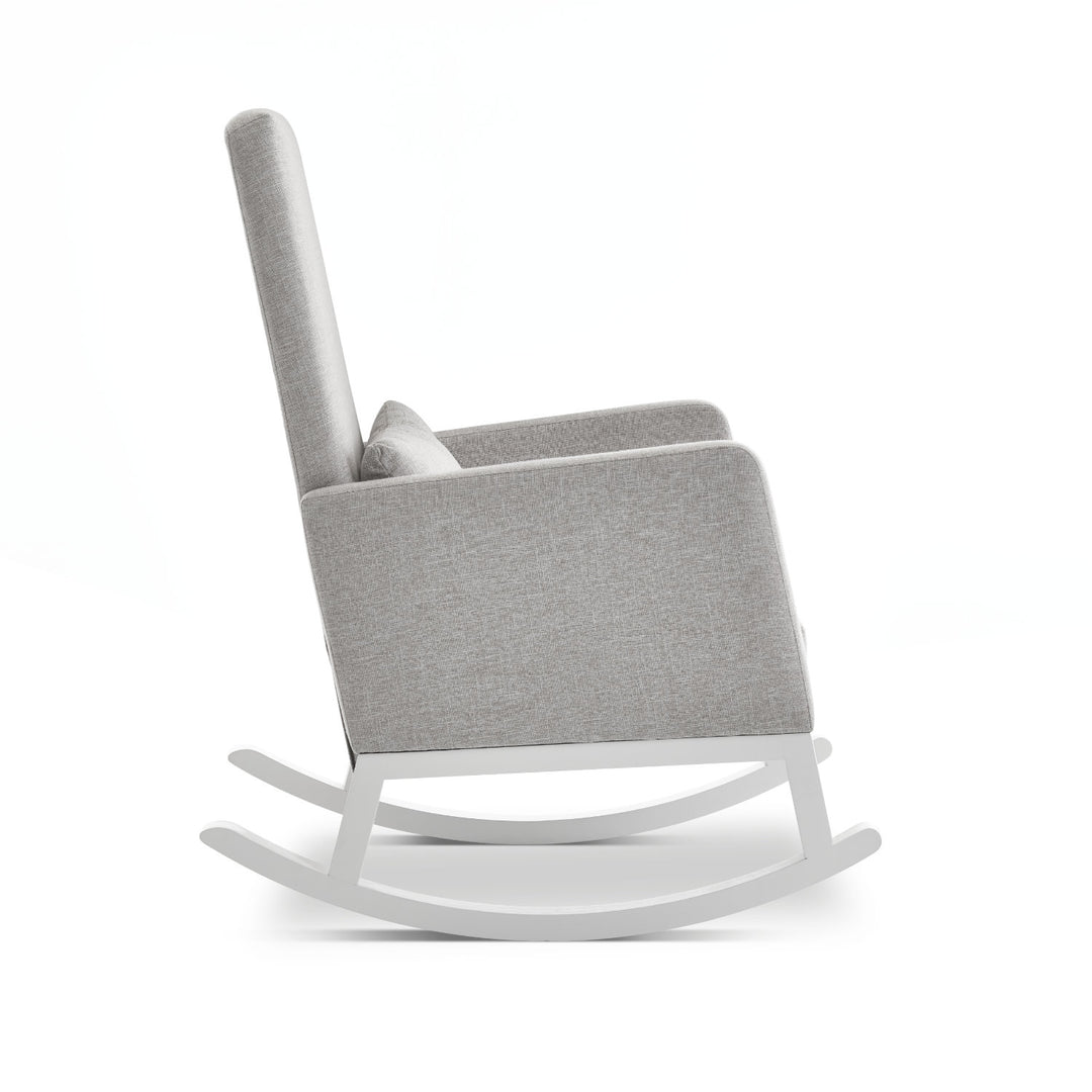 OBaby - High Back Rocking Chair - Silver / Stone