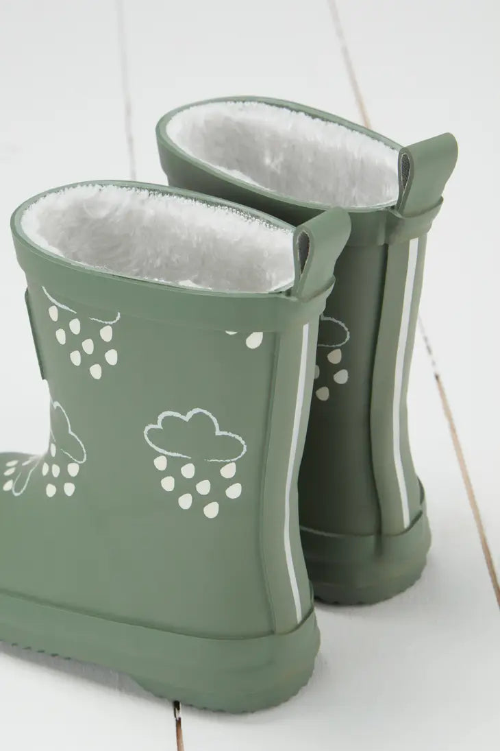 Grass & Air - Colour-Changing Cloud Wellies - Khaki