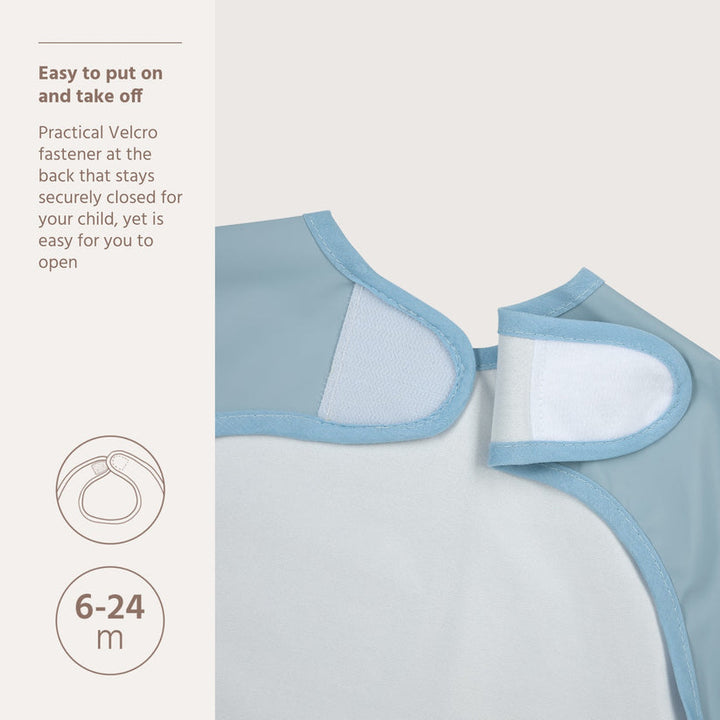 Meyco – Bib with Sleeves – Jeans Blue
