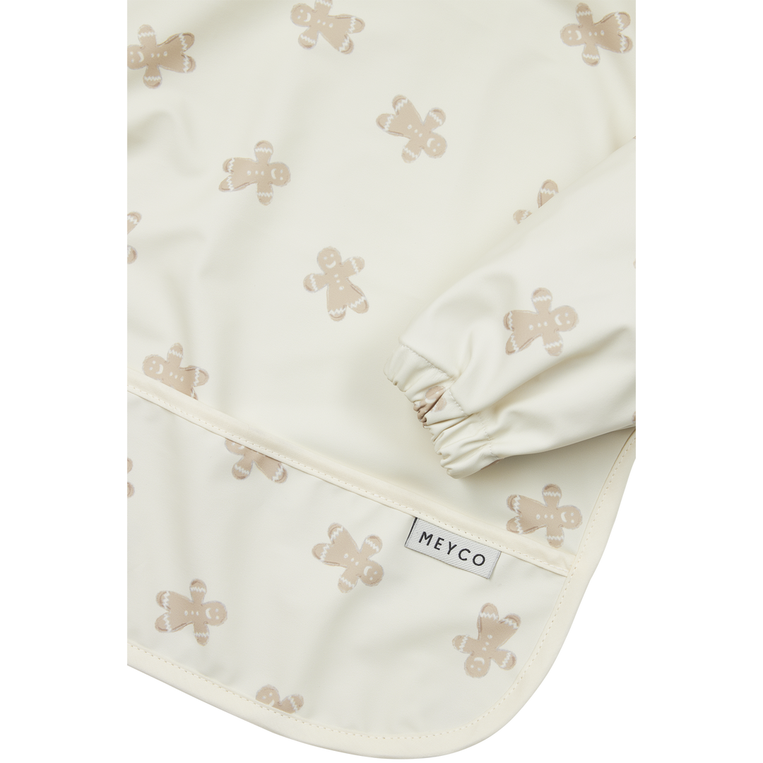Meyco - Long Sleeved Bib - Gingerbread